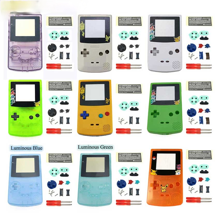 New Plastic Game Shell Housing Case Cover For Nintendo Gameboy Color ...