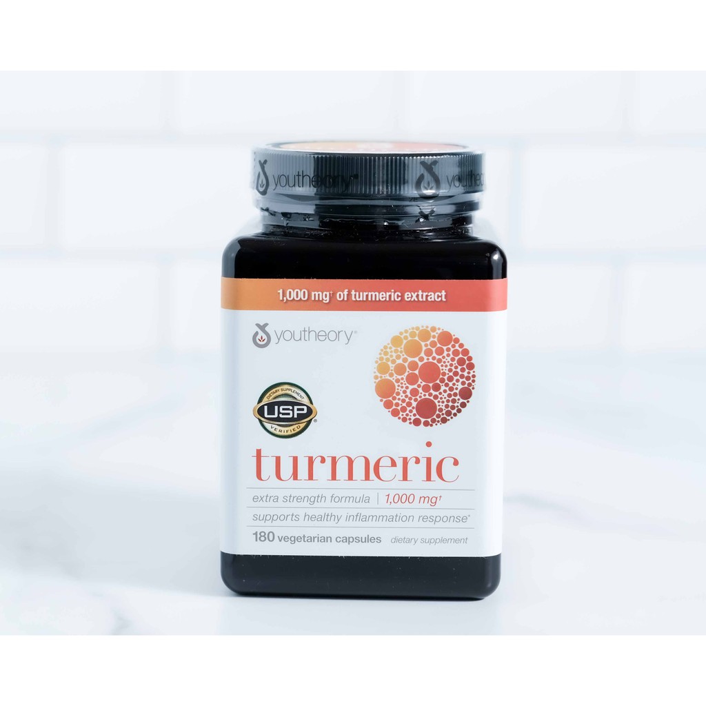 Youtheory Turmeric 1,000 mg (180 Capsules) Shopee Philippines