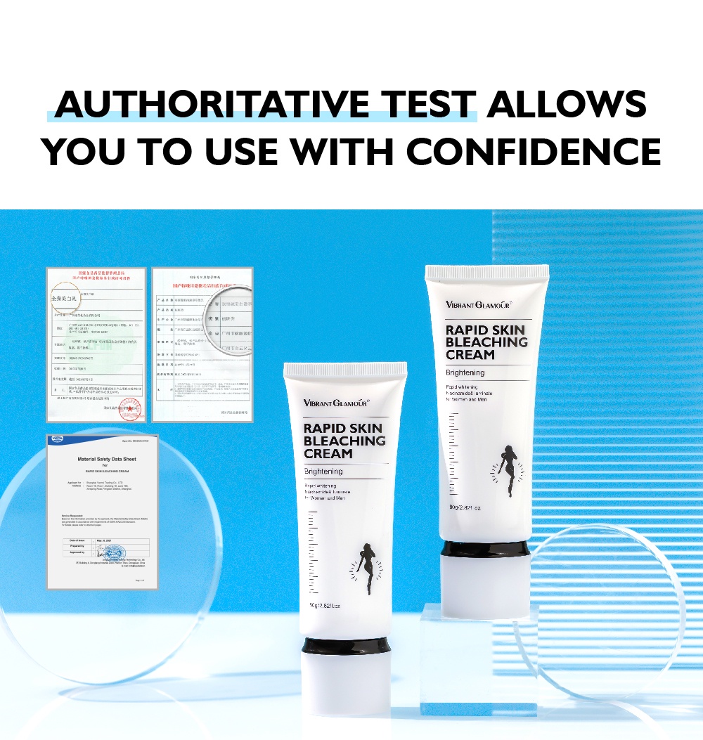 VIBRANT GLAMOUR Whitening Cream Rapid Skin Bleaching Cream Moisturizing