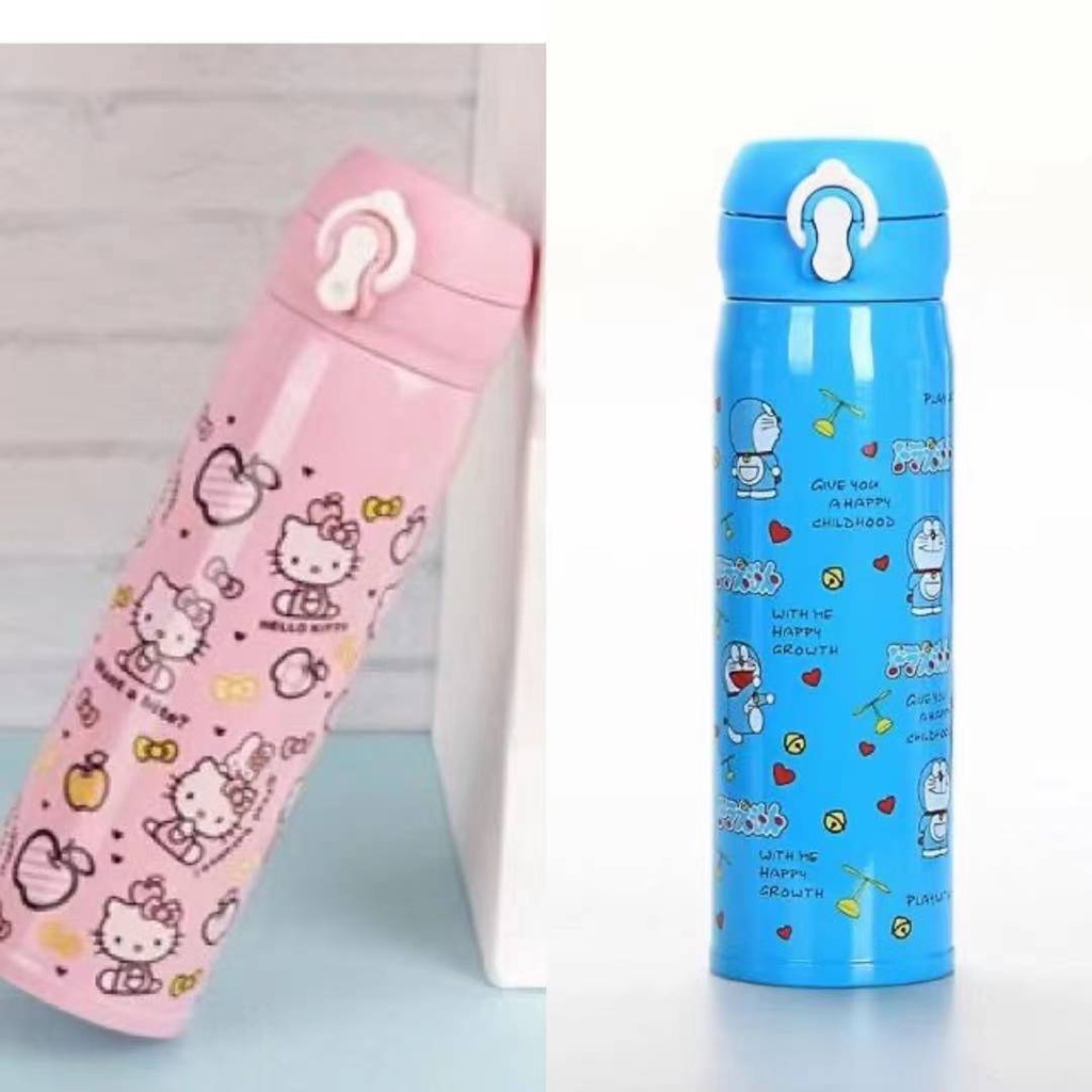 Hello Kitty Stainless Steel Bottle with Neoprene Carrier