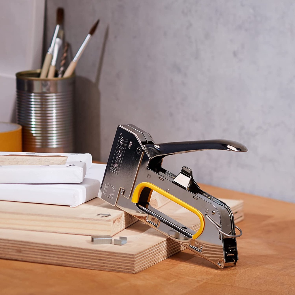 Heavy Duty Staple Gun R23 RAPID GUN TACKER 8mm | Shopee Philippines