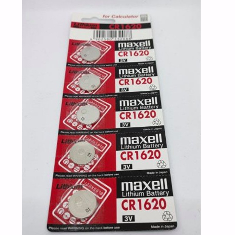 Maxell CR1620 3V Lithium Coin Cell Watch Batteries Maxell 1620 Shopee Philippines
