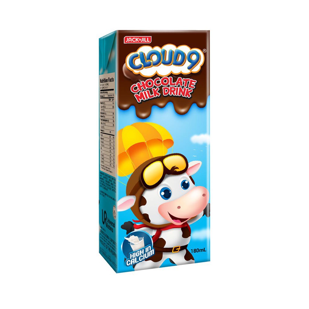 Cloud 9 Chocolate Milk Drink 180mL Shopee Philippines