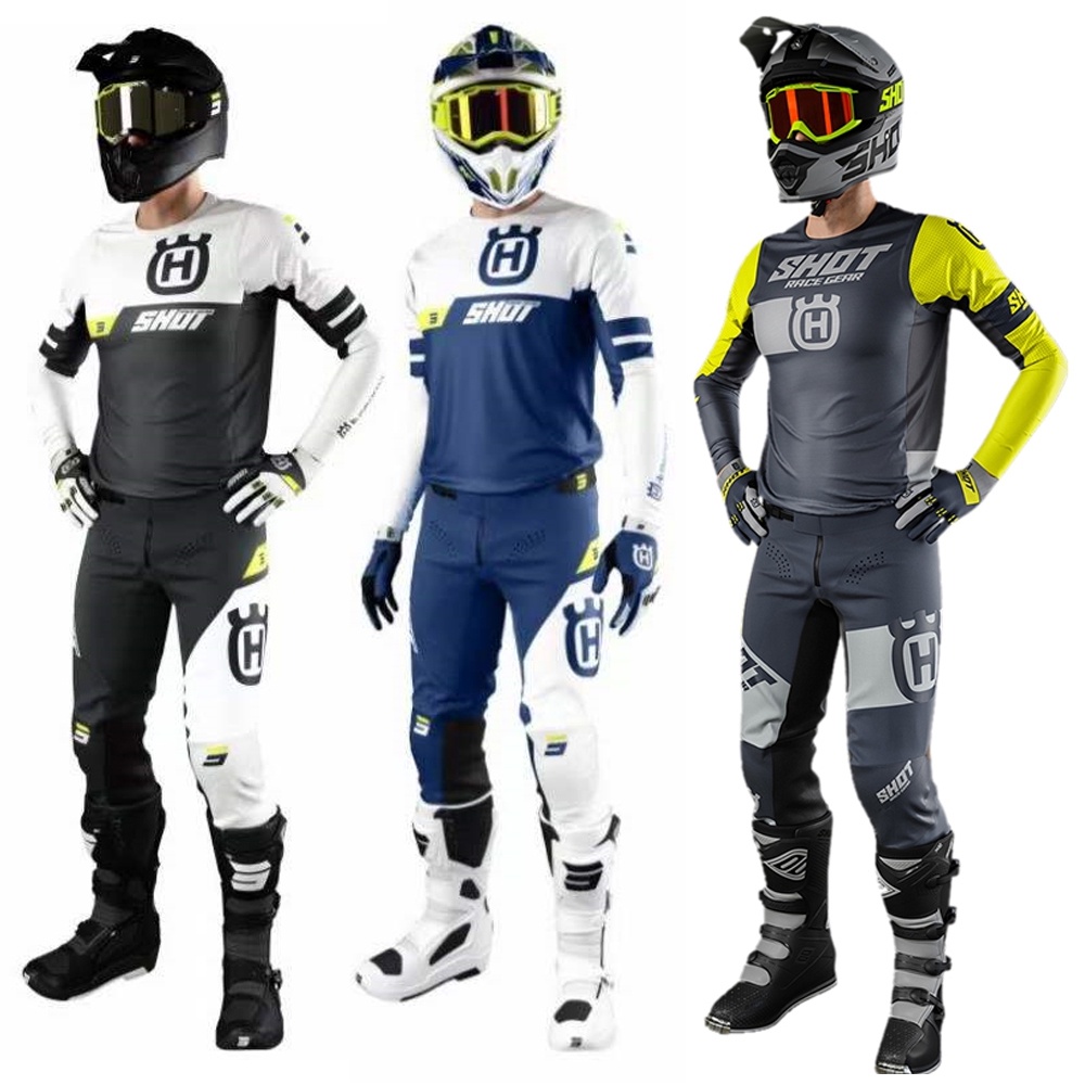 2022 New Shot Aerolite Husqvarna Limited Edition MX Gear Kit Motocross ...