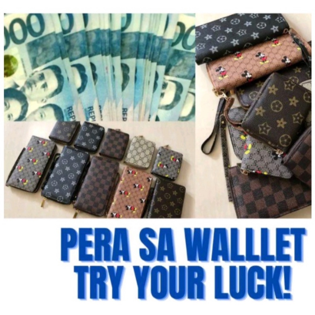 LUCKY WALLET WITH CASH LUCKY WALLET WITH CASH Shopee Philippines