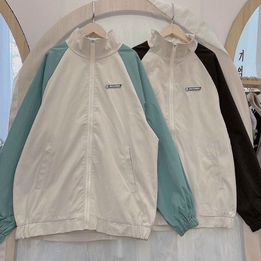 Jacket Records unisex 2layer parachute jacket for men and women