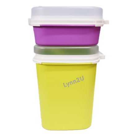 Tupperware Signature Series Square I (1) 1.2L & IV (1) 5.5L | Shopee ...
