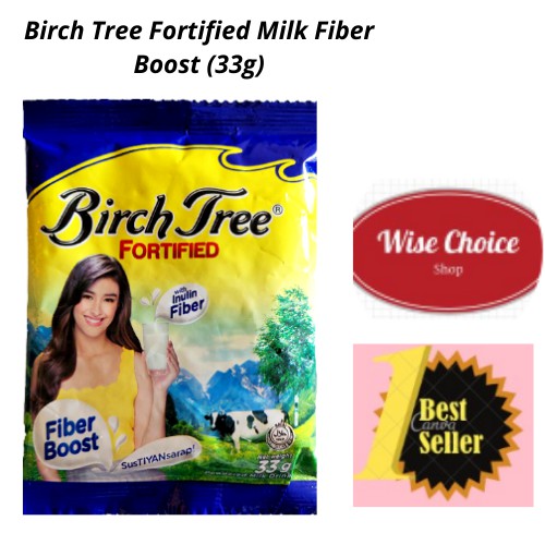 Birch Tree Fortified Milk Fiber Boost (33g) Sachet Shopee Philippines
