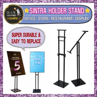 Adjustable A-frame Sign Stands For Retail And Small Business - Floor Stand,  Table Top, And Double-sided Poster Display - Black - Temu Philippines