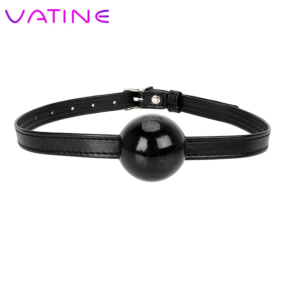 VATINE Silicone Ball Gag Leather Open Mouth Gag Adult Game Oral Fixation  Stuffed SM Slave Sex Toys f | Shopee Philippines