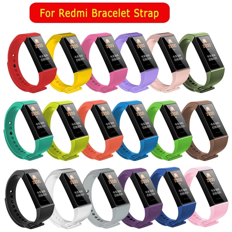 Silicone strap For Xiaomi Mi Smart Band 4C Replacement Wristband