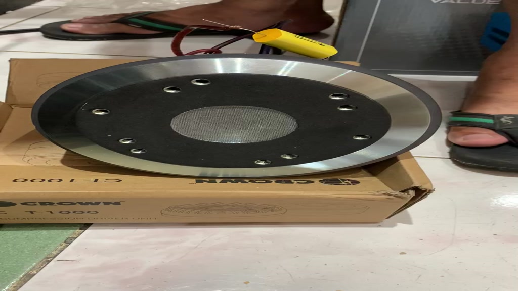 Crown CT-1000 Tweeter 1000 Watts Bolt On Compression Driver Unit ...