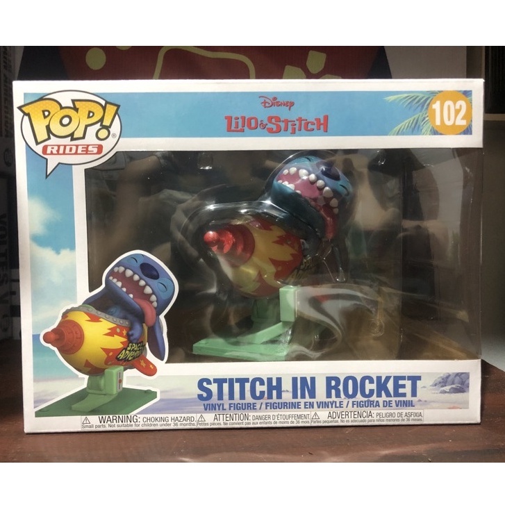 Funko Pop Rides Lilo & Stitch Stitch in Rocket 102 Vinyl Figure