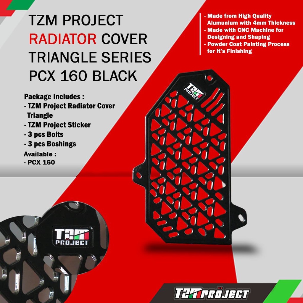 Tzm Project Honda PCX 160 Series Radiator Cover | Shopee Philippines