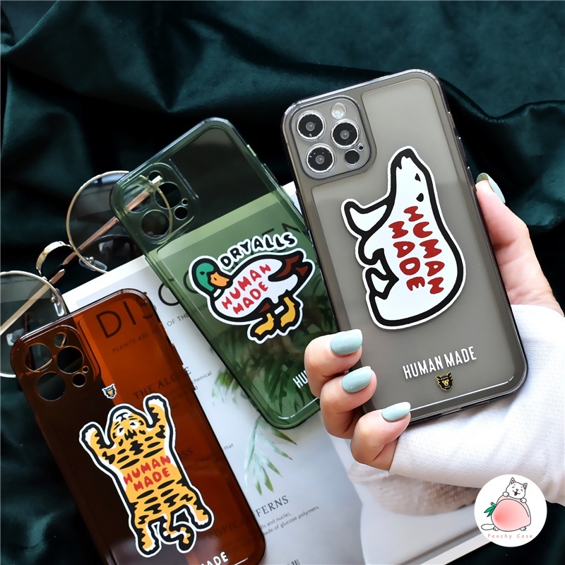 Human Made Bear Duck Tiger Phone Case for iPhone 14 13 12 11 Pro Max X Xs  Max XR 8 7 Plus Transparent Soft Back Cover | Shopee Philippines