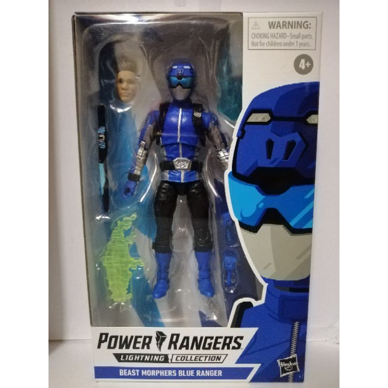 Hasbro Power Rangers Lightning Collection Beast Morphers Blue Ranger ...