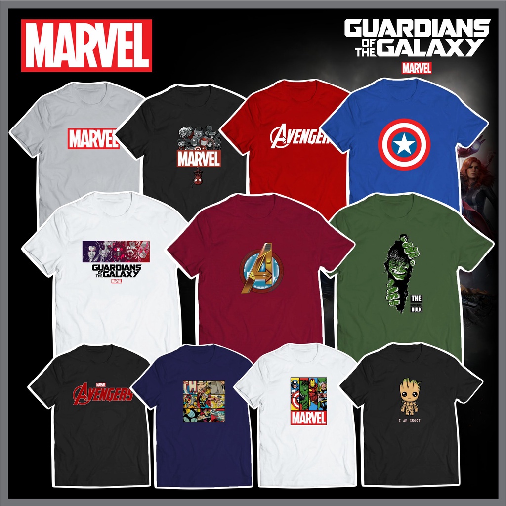 Inspired Marvel custom tees Shopee Philippines