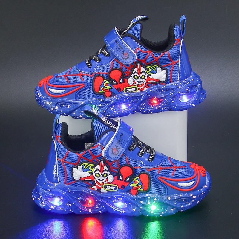 Ready Stock Special Offer Fast Shipping With Light Spiderman Boys