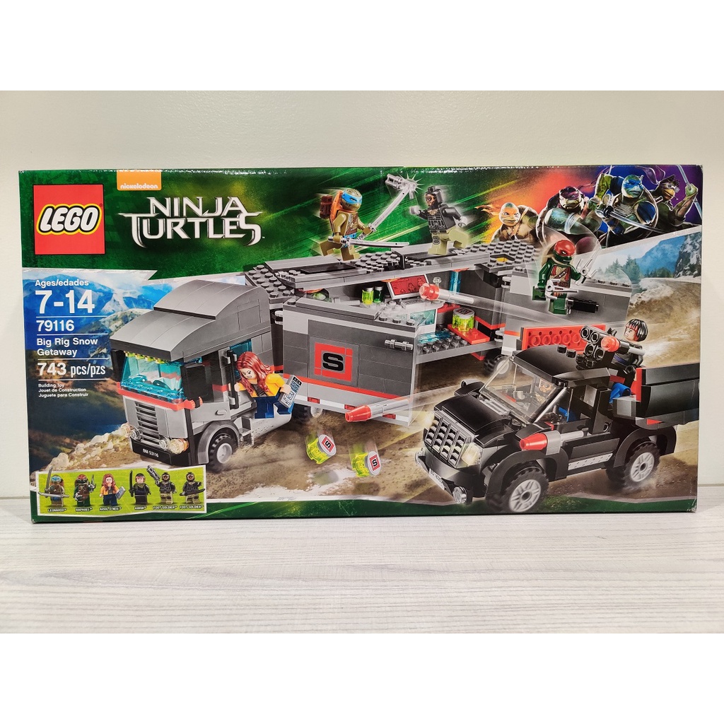 Lego Ninja Turtles 79116: Big Rig Snow Getaway | Shopee Philippines