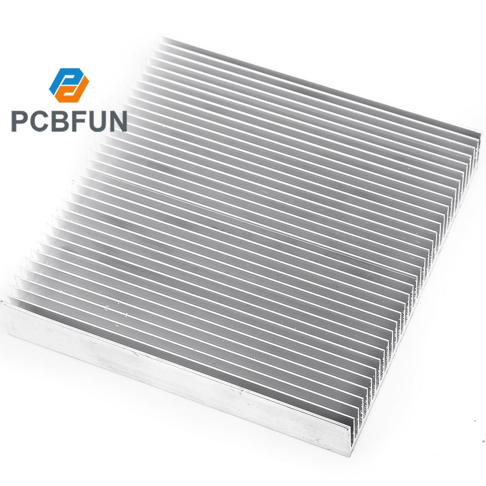 Aluminum Heat Sink 90x90x15mm - For Cooling LED, Power IC, Transistor, DC Converter Components