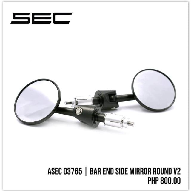 Sec bar store end mirror