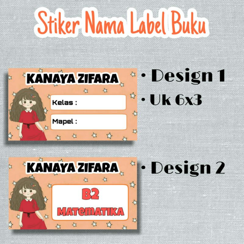 School Book label Sticker Name Book label | Shopee Philippines