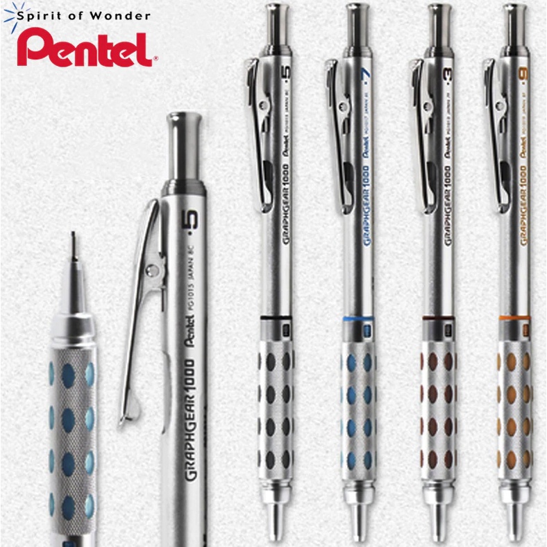 Pentel Graph Gear 1000 Mechanical Pencil 0.3mm and 0.5mm