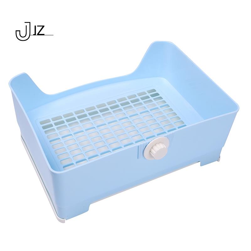 Rabbit Litter Box with Drawer, with Grate , Bigger Pet Pan for Guinea