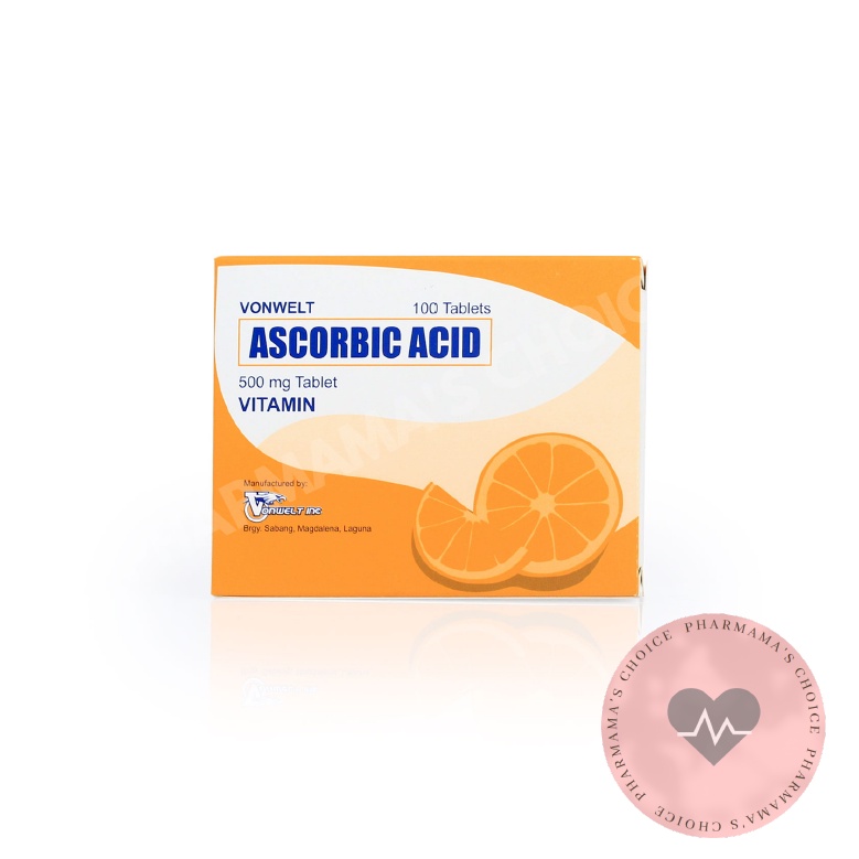 Expiry Dec 2023 Vitamin C Ascorbic Acid 500mg Vonwelt 100 Tablets