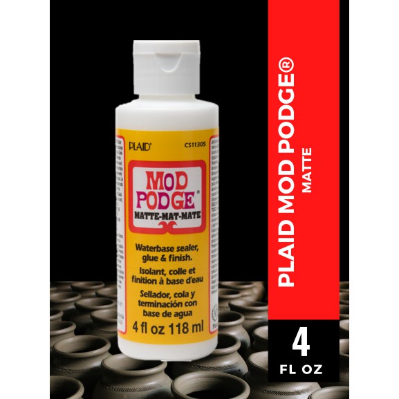 PLAID Mod Podge® (Waterbased Sealer, Glue, Finish) 4 oz. Gloss Matte