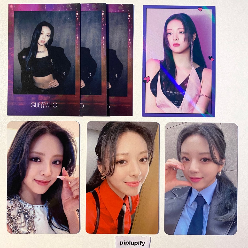 ITZY Yuna Guess Who GW Bene Benefit POB Photocard PC (WD, Withdrama ...