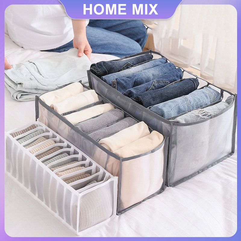 Divider Storage Box Panty / Socks / Bra Storage Box Underwear Organizer  Drawer