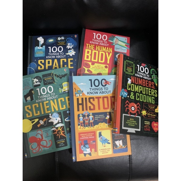 100 Things To Know About | Hard Bound | Usborne | Set of 10 | Gift
