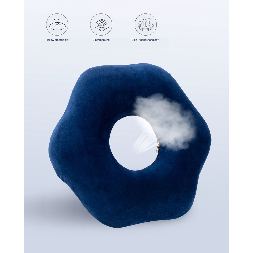 Postoperative bed coccyx care for the elderly hemorrhoid pad memory foam petal cushion