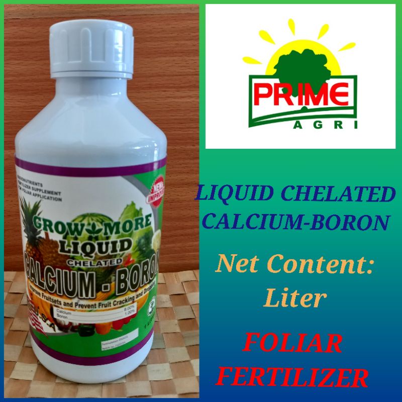 GROW MORE LIQUID CHELATED CALCIUM BORON FOLIAR FERTILIZER Shopee