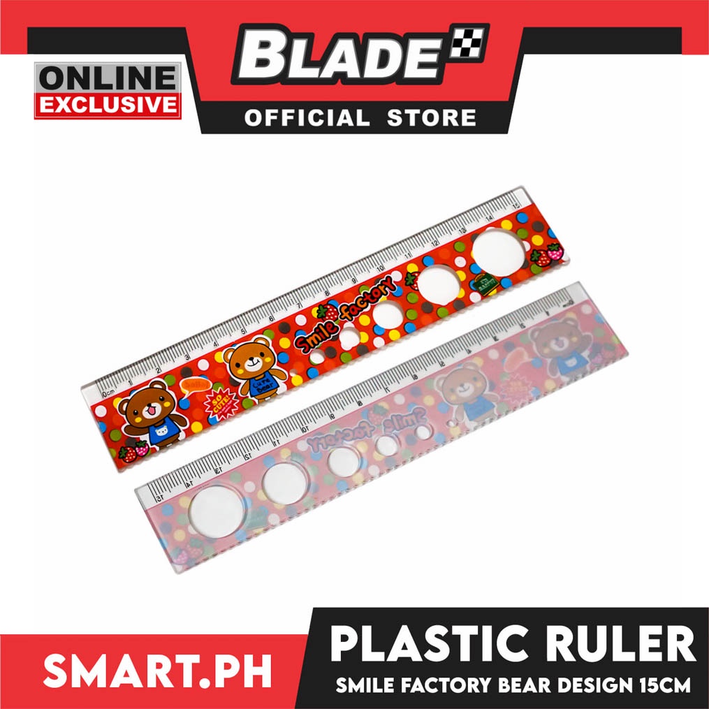 Gifts Ruler Plastic With Design 15cm (Assorted Designs and Colors ...