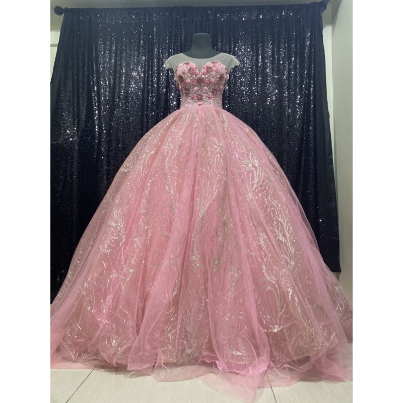 Pink gown hotsell for debut