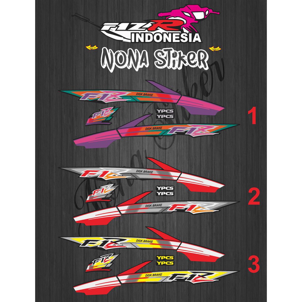 YAMAHA FIZ R DECAL STRIPING STICKER | Shopee Philippines