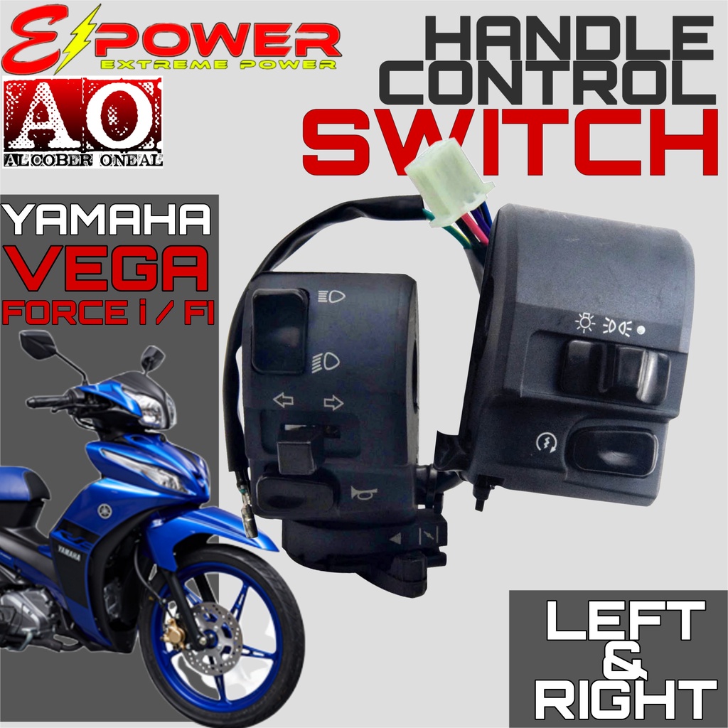 E-POWER YAMAHA Vega Force FI Handle Control Switch Assembly Left ...