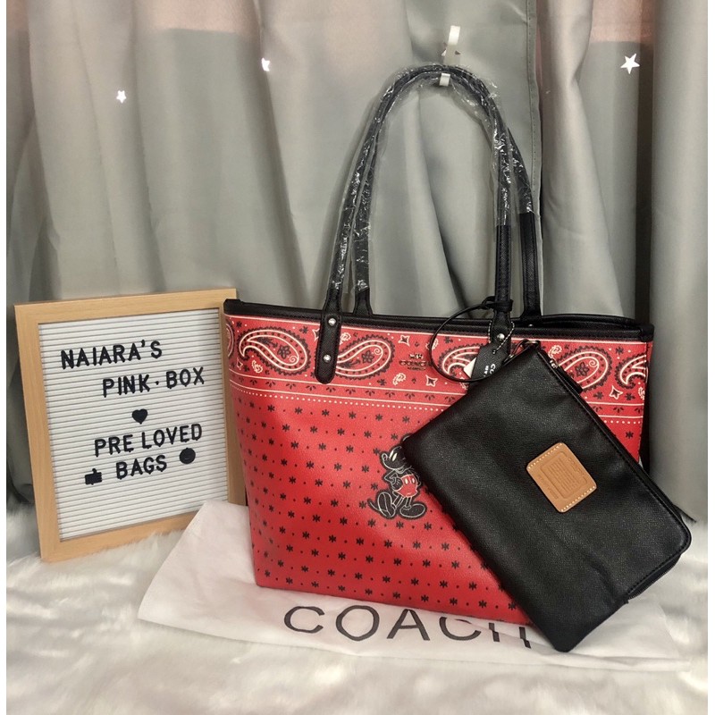 Coach tote bag large hot sale