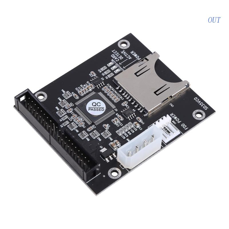 3.5 floppy drive bay SD to IDE hard drive carrier / adapter