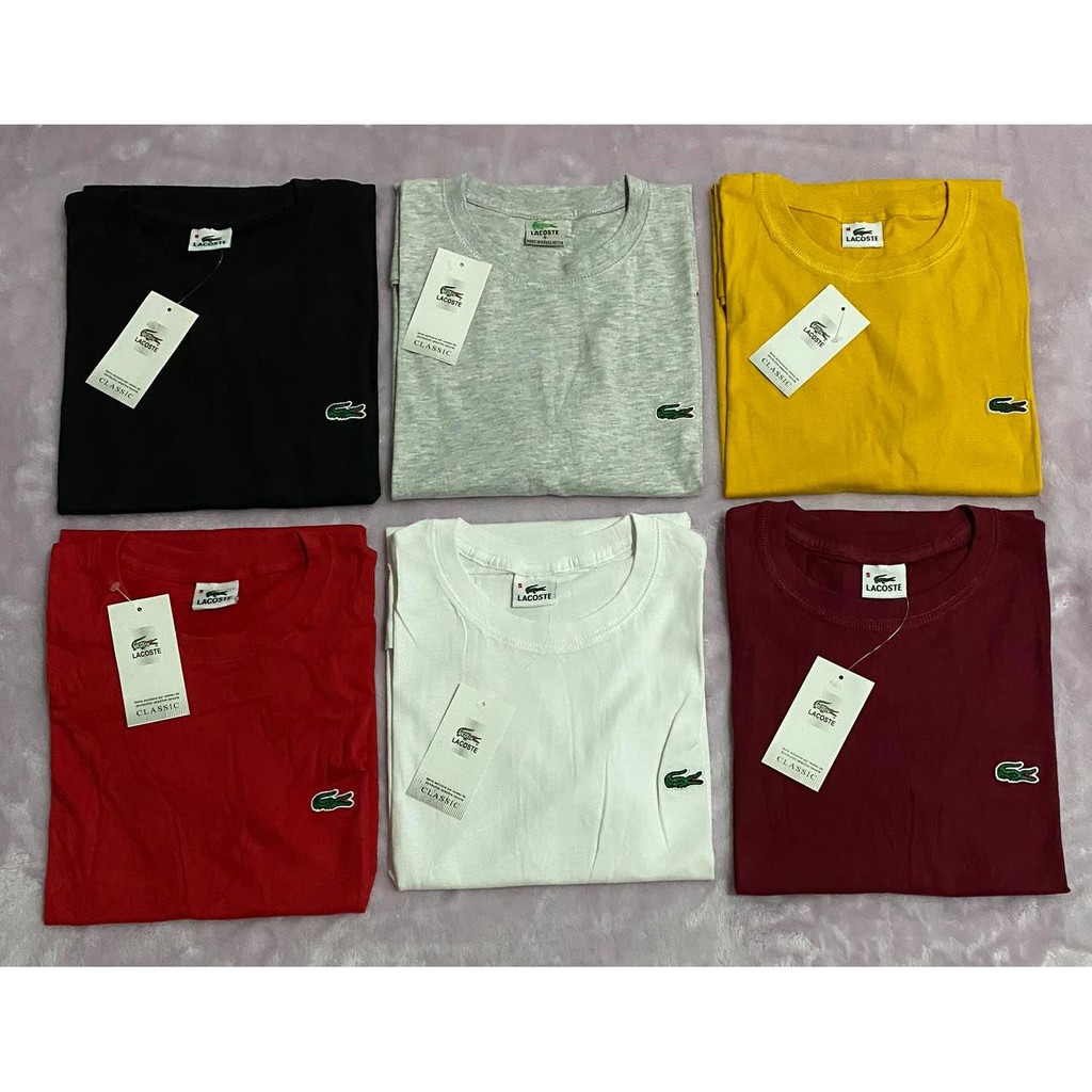 lacoste t shirt colors