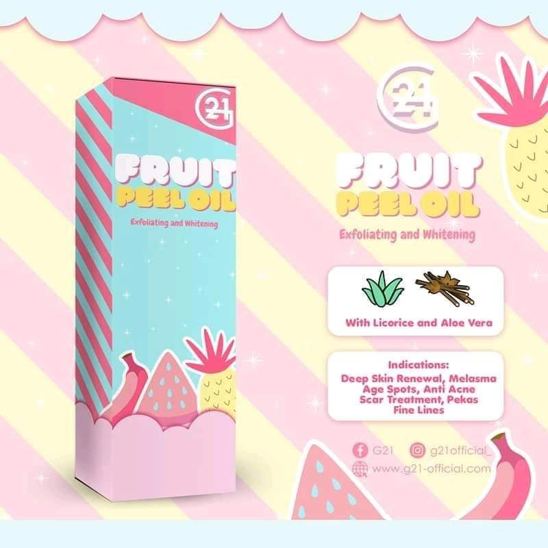 G21 Fruit Peel Oil (Exfoliating & Whitening) | Shopee Philippines