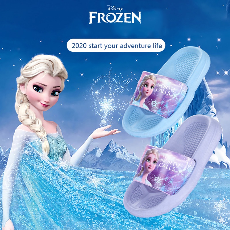 Elsa deals frozen slippers