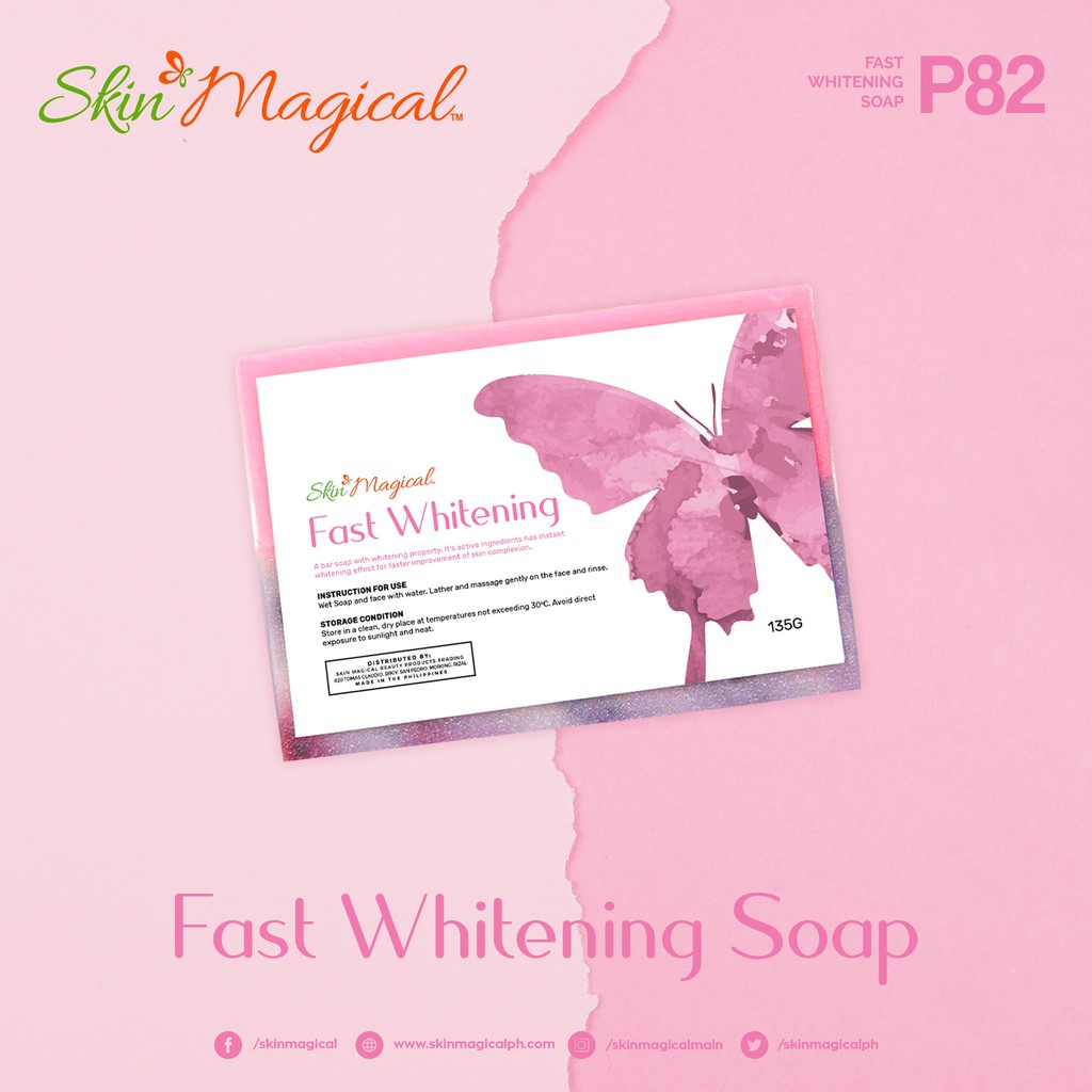 MAGICAL ULTRA FAST WHITENING SOAP - INSTANT WHITENING EFFECT - BS02 ...