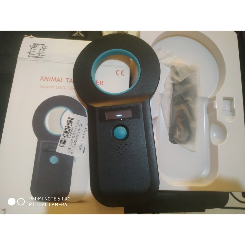 Scanner rfid chip Reader microchip Animal Dog Cat arowana Fish dl ...