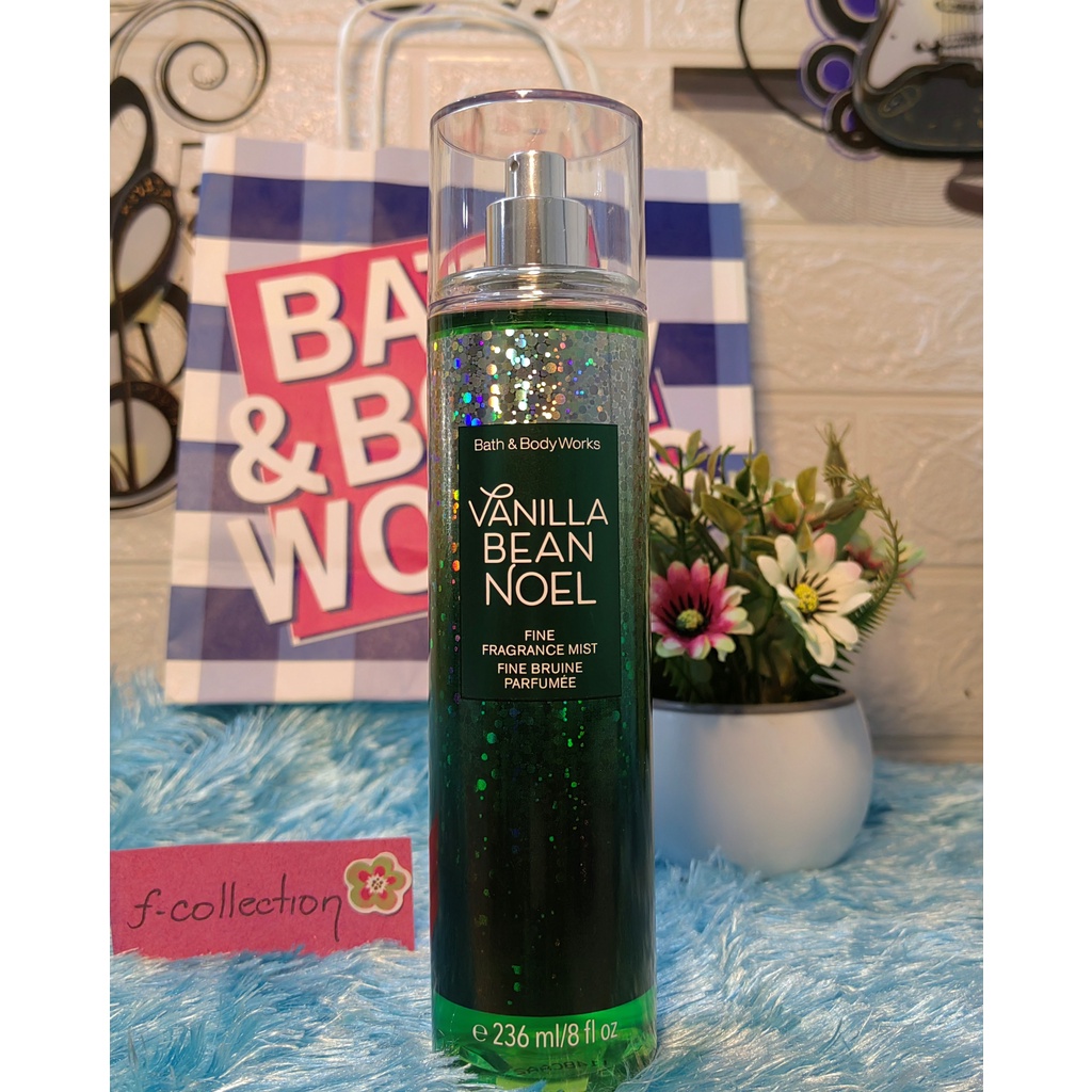 Authentic Bath And Body Works Vanilla Bean Noel fine fragrance mist