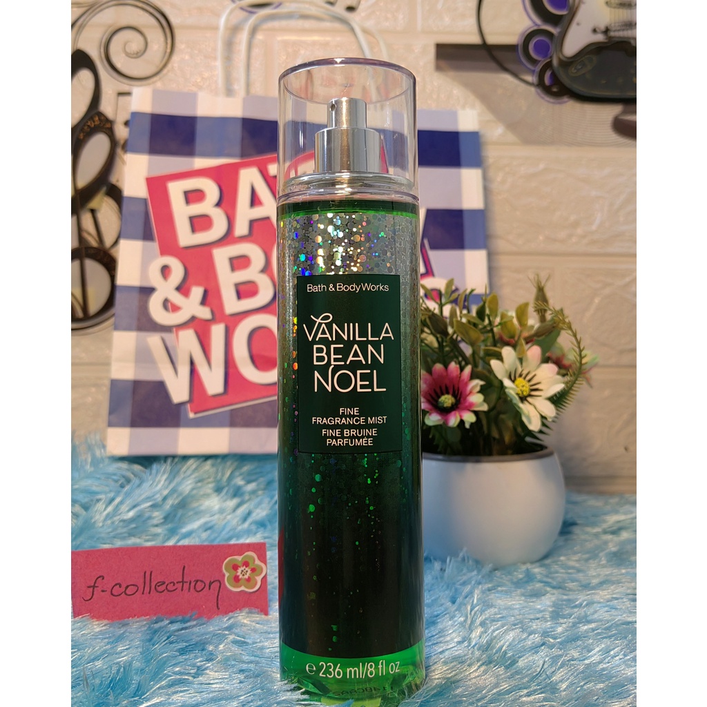 Authentic Bath And Body Works Vanilla Bean Noel Fine Fragrance Mist