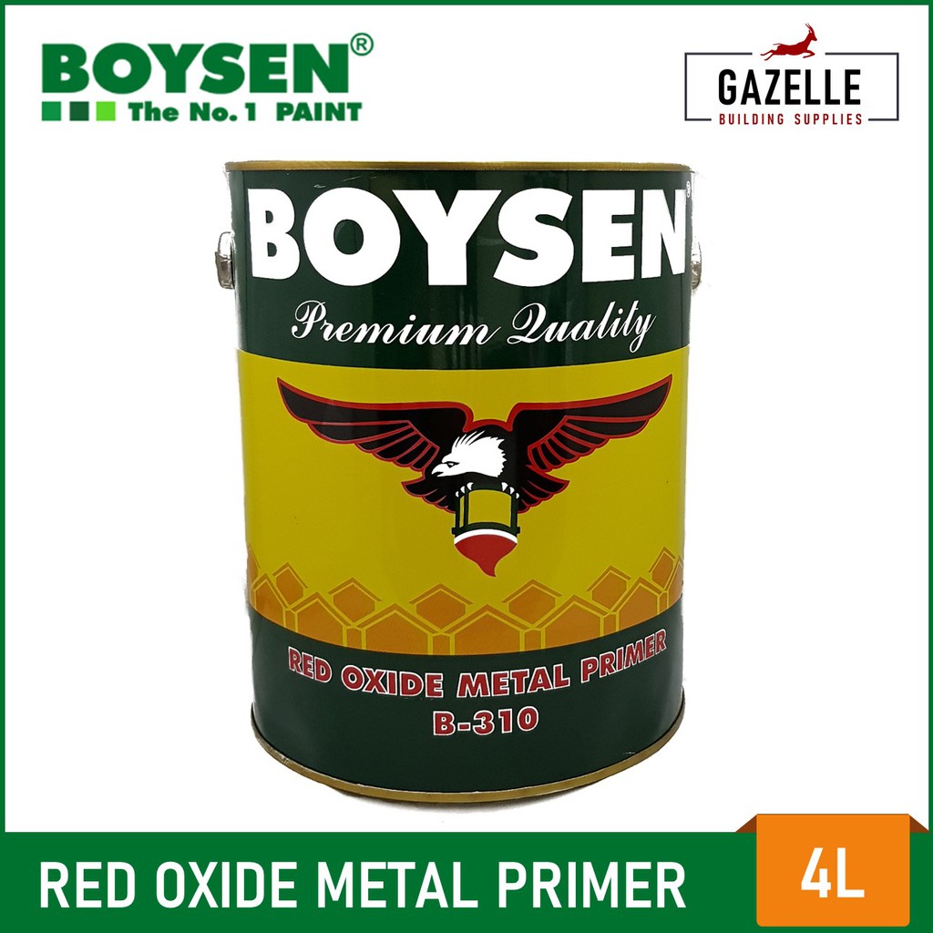 Boysen Red Oxide Metal Primer 4L Shopee Philippines
