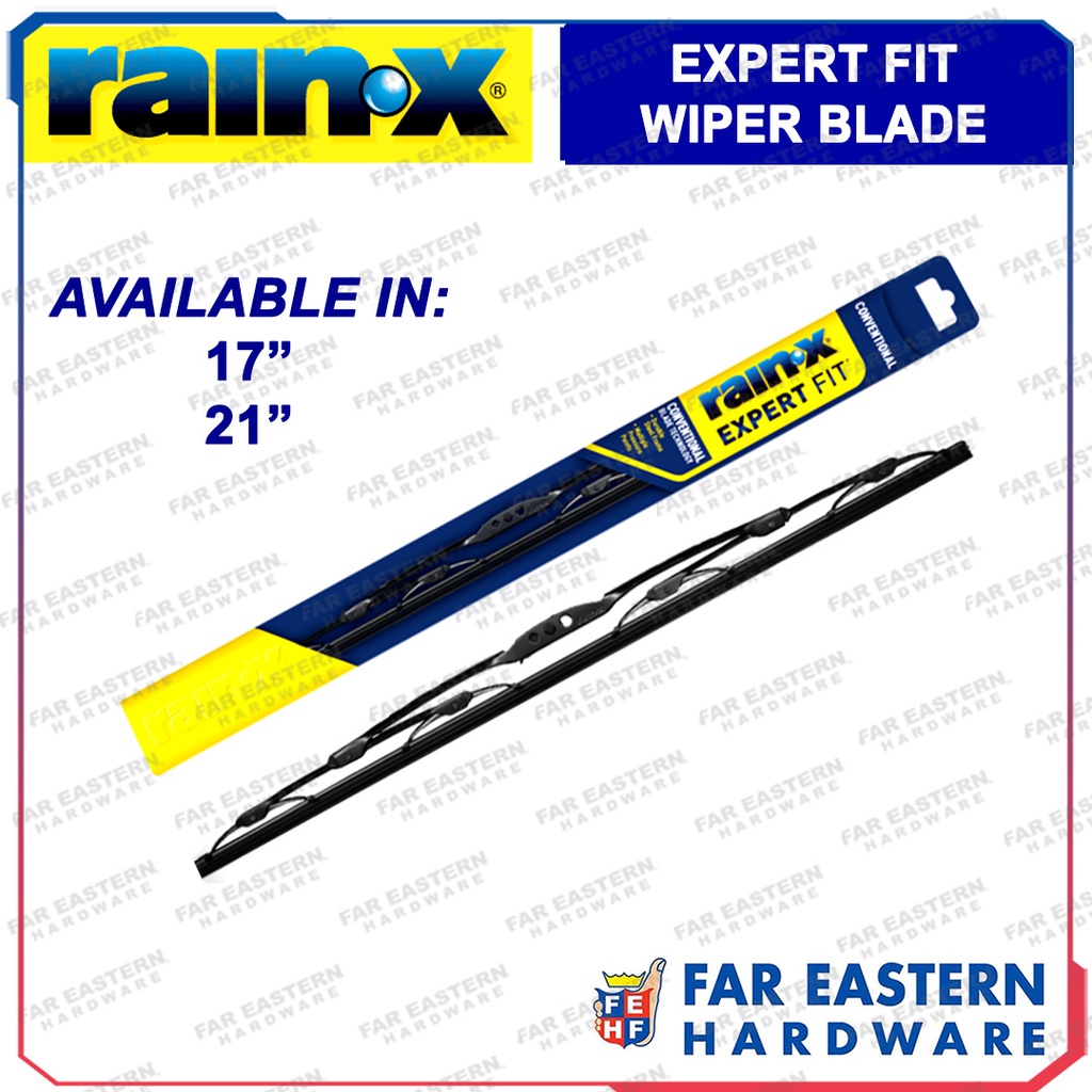 RAINX Expert Fit Wiper Blade 17" 21" RainX Shopee Philippines